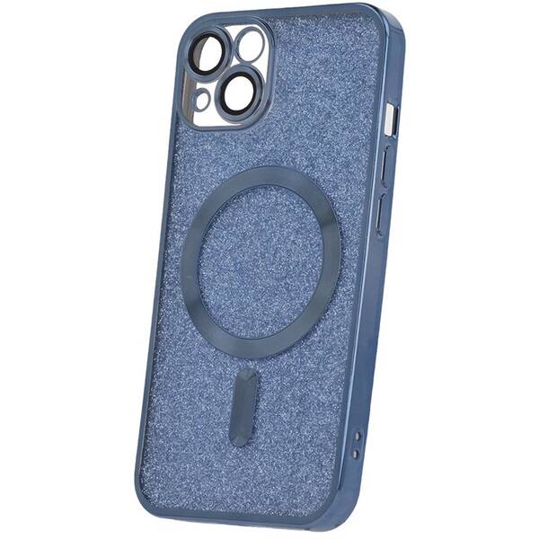 Kryt na mobil CPA Mag Glitter Chrome na Apple iPhone 13 Pro modrý

