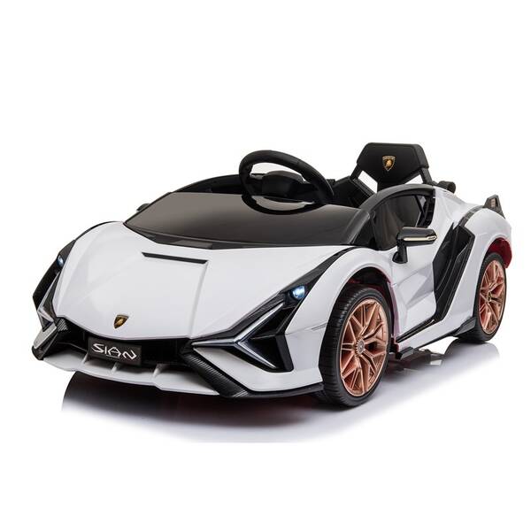 Elektrické autíčko ELJET® Lamborghini Sian bílé

