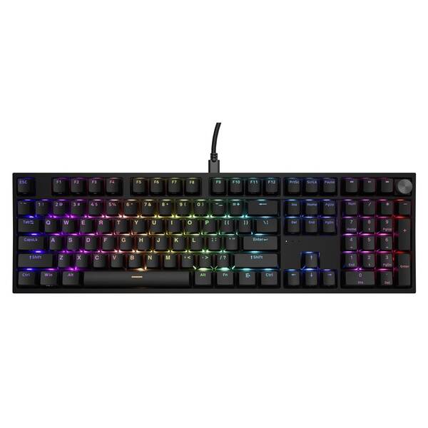 Klávesnice Genesis THOR 404 RGB, Outemu Peach Silent, US layout černá

