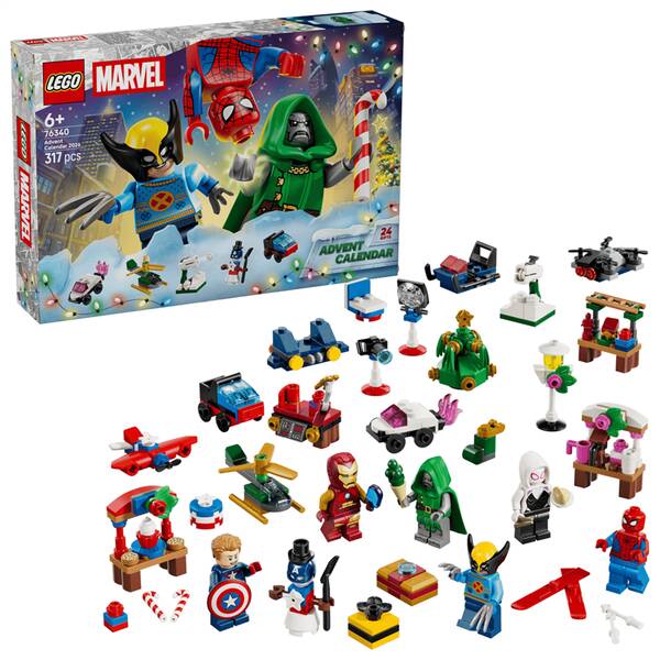 Stavebnice LEGO® Marvel 76340 Adventní kalendář 2026 

