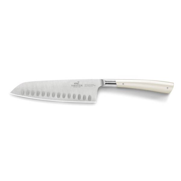 Nůž SANTOKU Lion Sabatier 807881, 18 cm perlový

