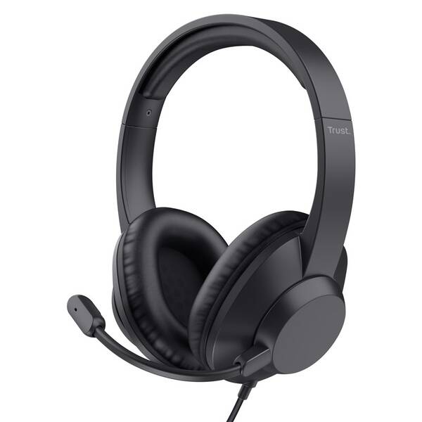 Headset Trust AYDA Max, 3.5mm Jack černý

