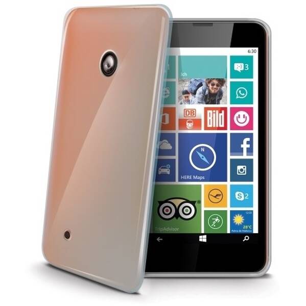 Kryt na mobil Celly na Nokia Lumia 530 průhledný

