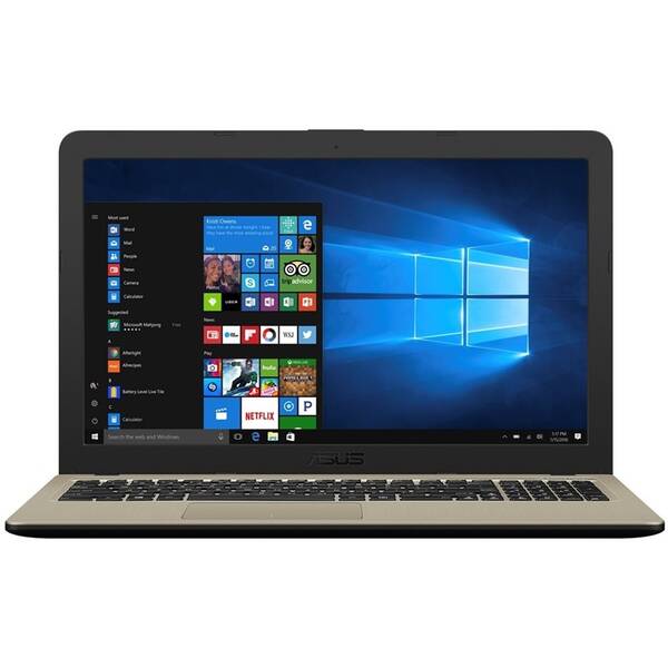 Notebook Asus X540NA-GO230T černý/zlatý

