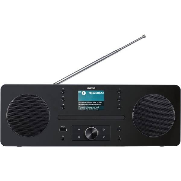 Radiopřijímač s DAB+ Hama DR1560CBT černý

