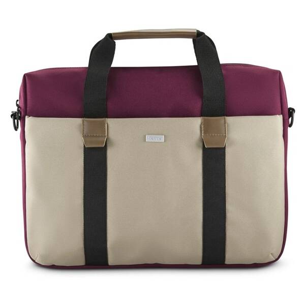 Brašna na notebook Hama Silvan 13,3-14,1" béžová/vínová

