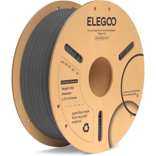 Filament Elegoo PLA+ 1,75mm S šedý

