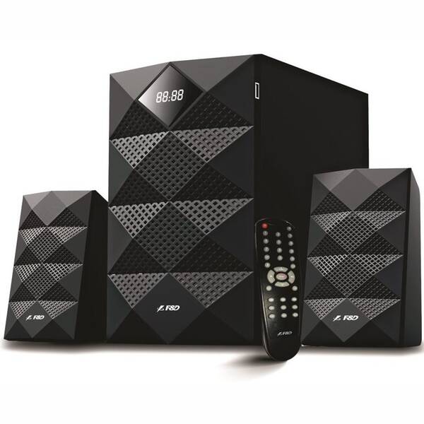 Reproduktory Fenda F&D A180X 2.1, bluetooth, rádio, USB, dálkové ovládání černé

