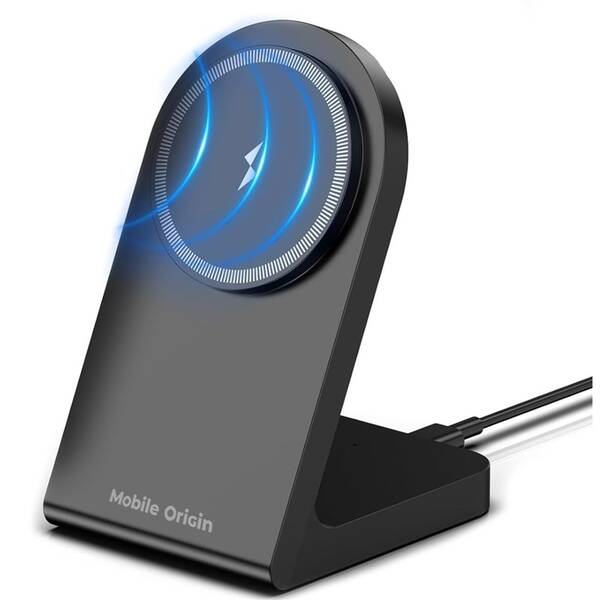 Bezdrátová nabíječka Mobile Origin PW15 MagSafe černá

