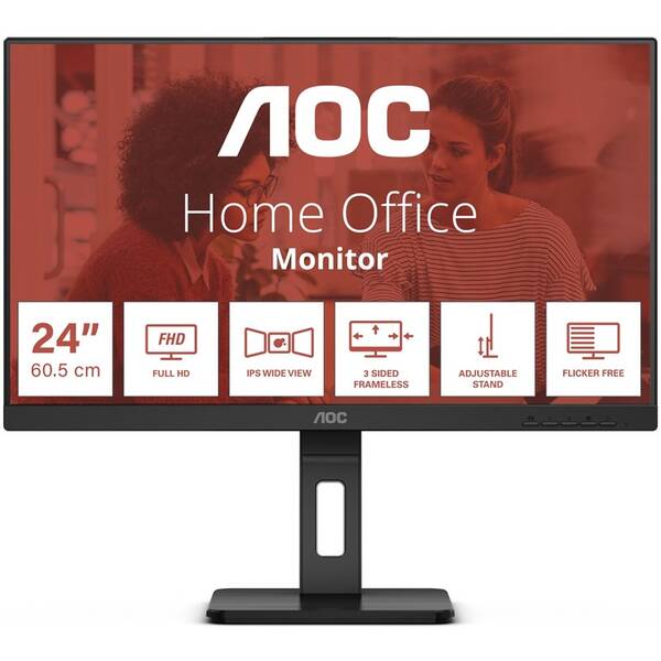 Monitor AOC 24E3QAF černý

