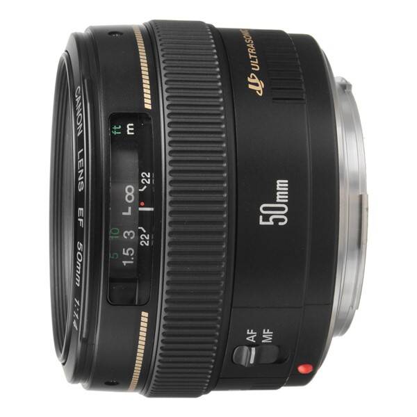 Objektiv Canon 50 mm f/1.4 USM černý

