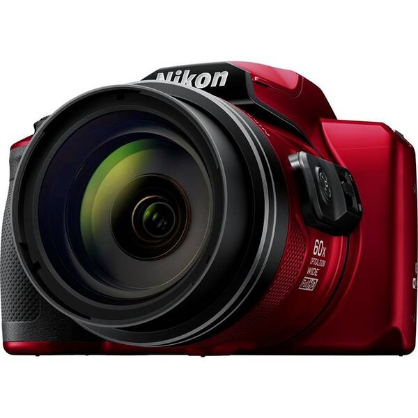 Digitální fotoaparát Nikon B600 + brašna červený

