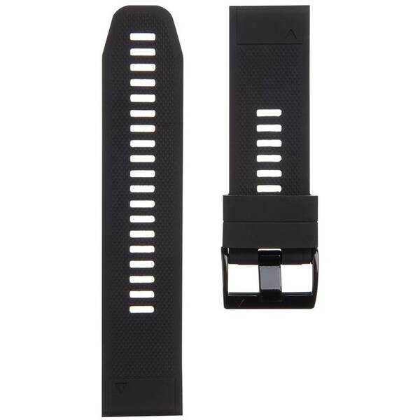 Řemínek Tactical QuickFit (26 mm), silikonový na Garmin Fenix 5X/6X/7X/8 černý


