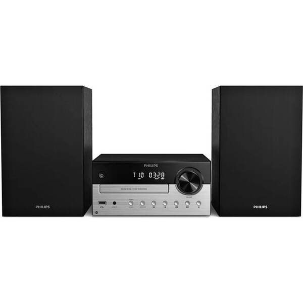 Mikrosystém Philips TAM4205M2 černý/stříbrný

