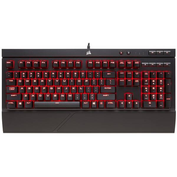 Klávesnice Corsair K68 Red LED Cherry MX Red černá

