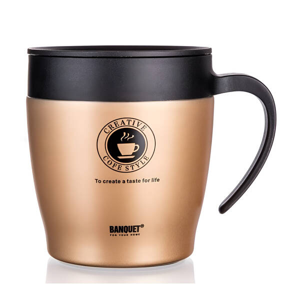 Termohrnek BANQUET TAZZA bronzový, 330 ml 

