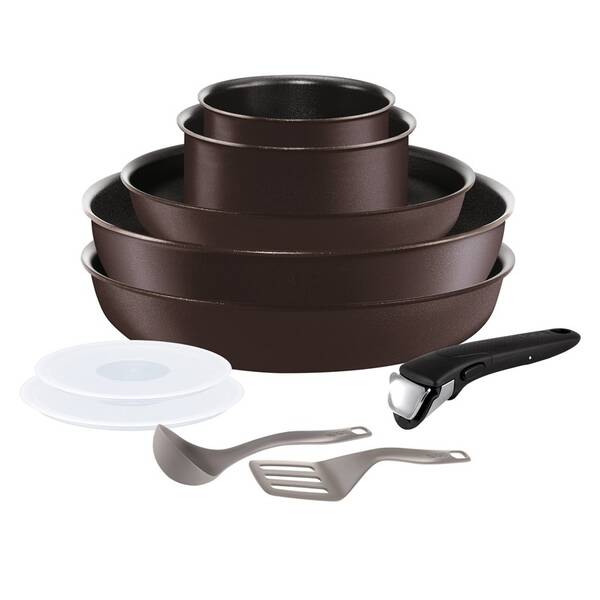 Sada hrnců Tefal L6559802 hnědá

