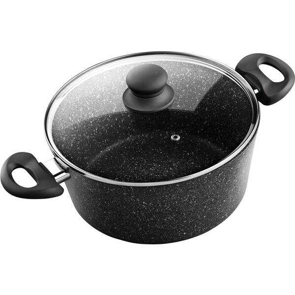 Kastrol s poklicí Lamart LT1138 černý

