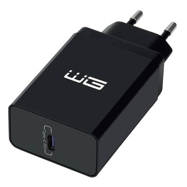 Nabíječka do sítě WG USB-C PD 20W černá

