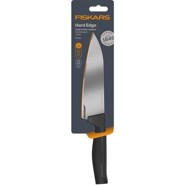 Nůž Fiskars střední kuchařský, 17 cm 

