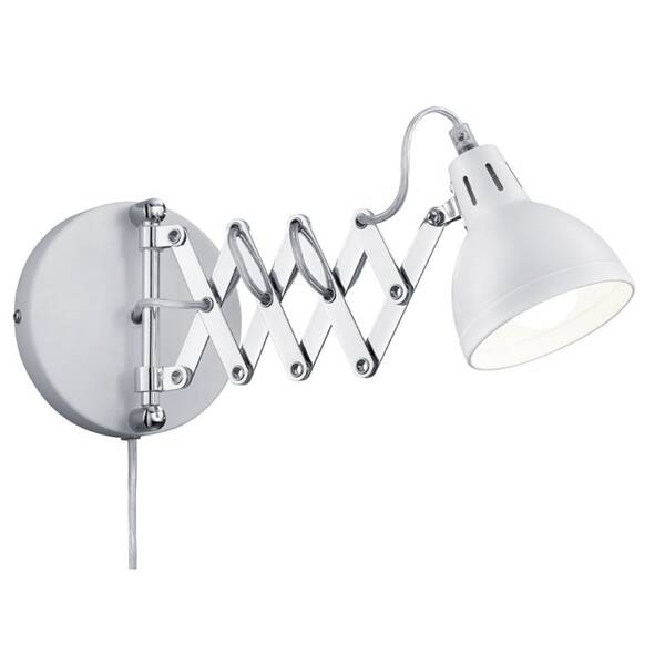 Nástěnné svítidlo Reality SCISSOR, E14, 28 W bílé

