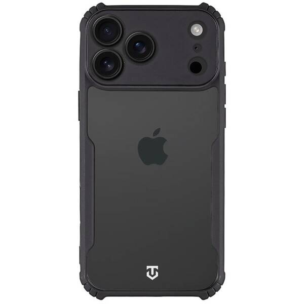 Kryt na mobil Tactical Quantum Stealth na Apple iPhone 17 Pro Max černý/průhledný

