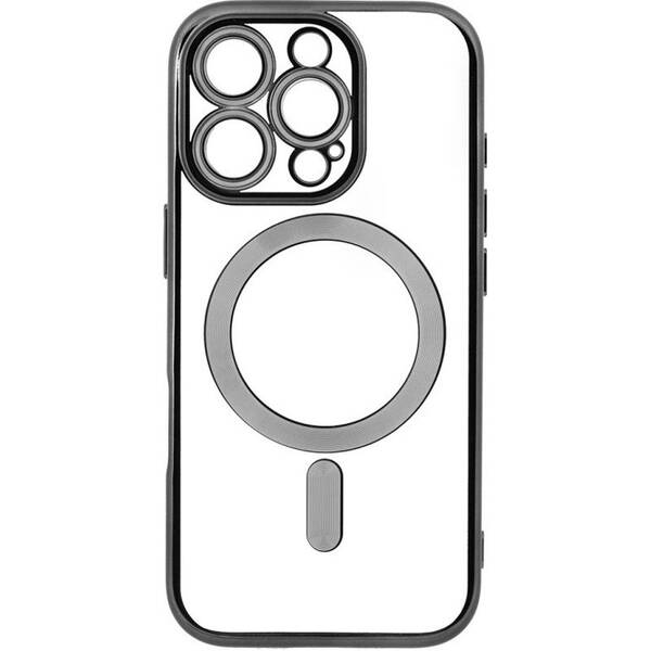 Kryt na mobil WG Magic Eye Magnet na Apple iPhone 16 Pro Max černý/průhledný

