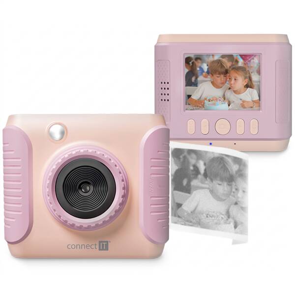 Instantní fotoaparát Connect IT INSTAPRINT růžový

