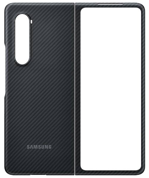 Kryt na mobil Samsung Aramid Cover Galaxy Z Fold3 černý

