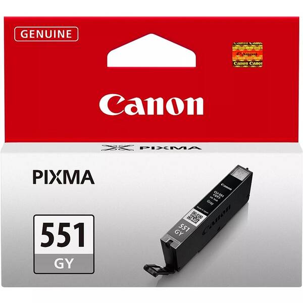 Inkoustová náplň Canon CLI-551 GY, 780 stran šedá

