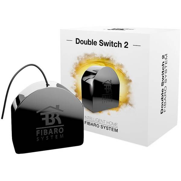 Modul Fibaro Dvojitý spínací modul 2, 2x 1,5 kW, Z-Wave Plus 

