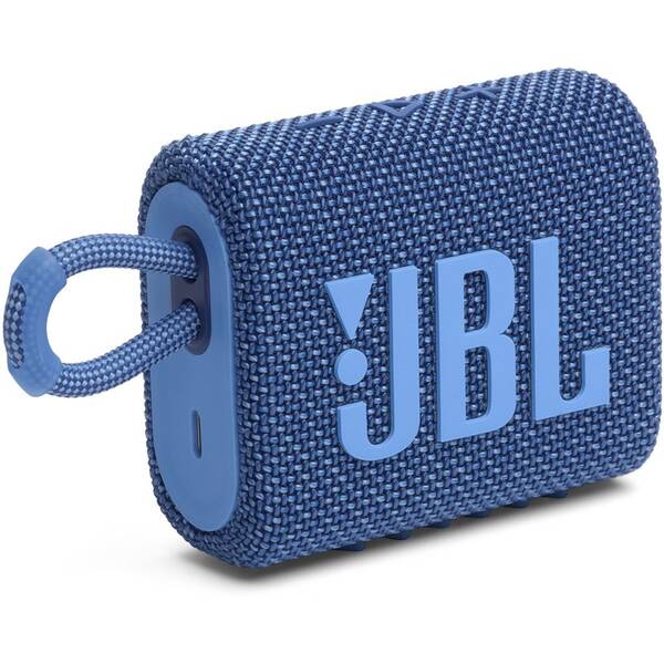 Přenosný reproduktor JBL GO3 ECO modrý


