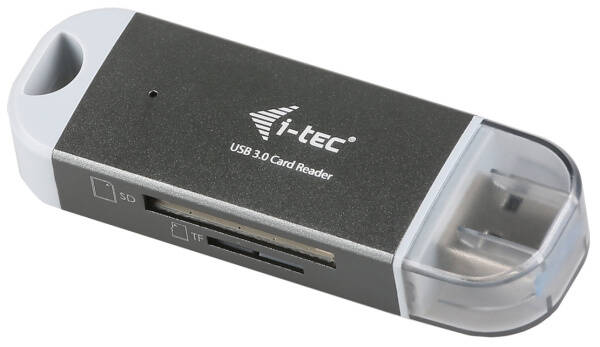 Čtečka paměťových karet i-tec USB 3.0 Dual Card Reader šedá

