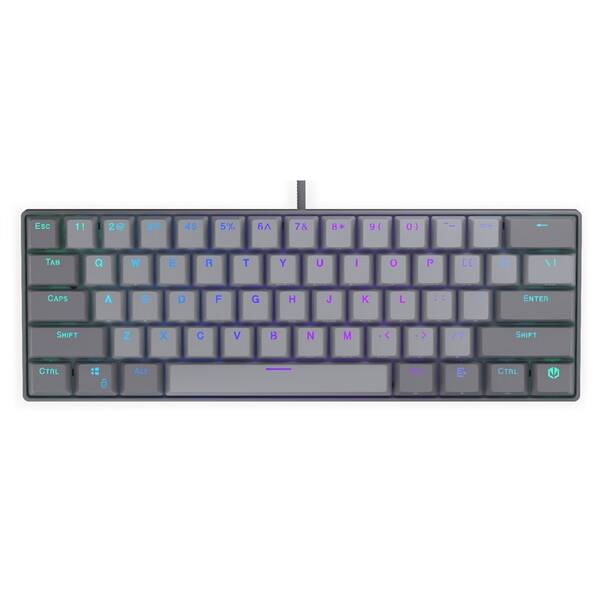 Klávesnice ENDORFY Thock V2 Compact US šedá

