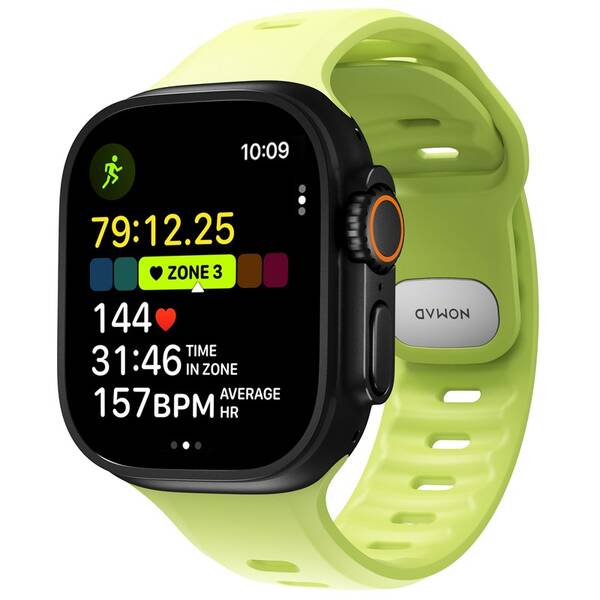 Řemínek NOMAD Tempo Band na Apple Watch 49/Ultra/Ultra 2/Ultra 3 zelený

