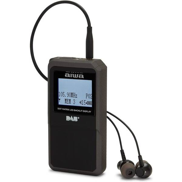 Radiopřijímač s DAB+ AIWA RD-20DAB černý

