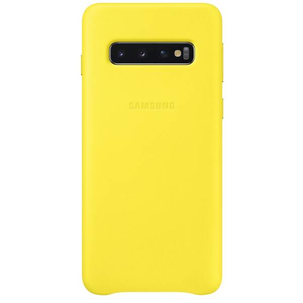 Kryt na mobil Samsung na Galaxy S10 žlutý

