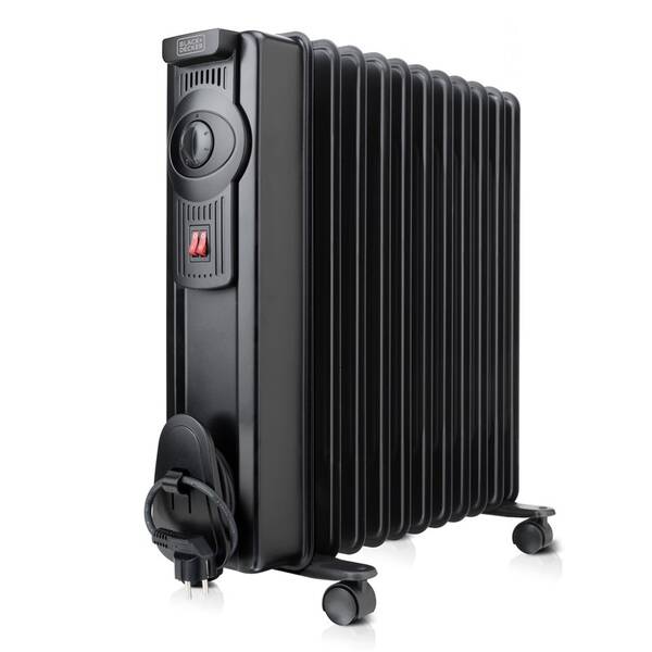 Olejový radiátor Black+Decker BXRA2000E černý

