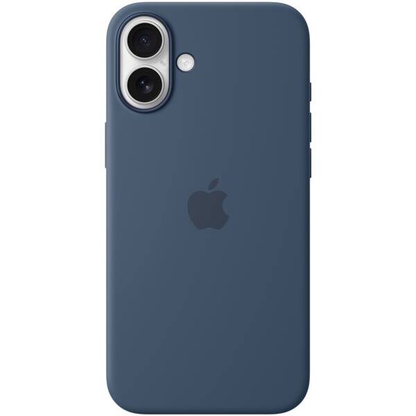 Kryt na mobil Apple iPhone 16 Plus Silicone Case s MagSafe - denimový 

