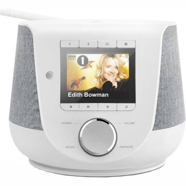 Internetový radiopřijímač s DAB+ Hama DIR3200SBT bílý

