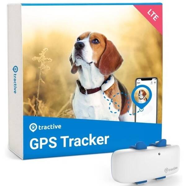 GPS lokátor Tractive DOG 4 LTE – sledování polohy a aktivity pro psy bílý

