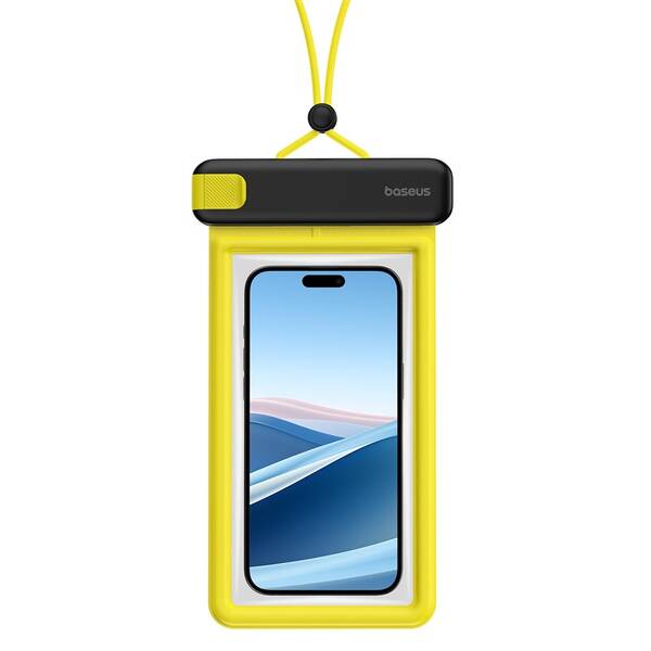 Pouzdro na mobil sportovní Baseus DeepDive černé/žluté

