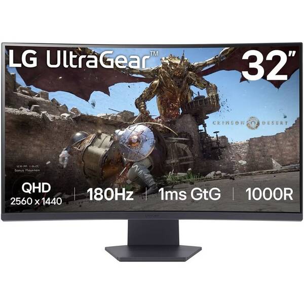 Herní monitor LG UltraGear 32GS60QC-B černý

