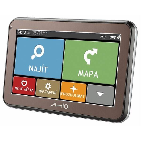 Navigační systém GPS Mio Spirit 5400 CZ/SK Lifetime černá

