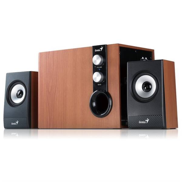Reproduktory Genius SW-HF 1205 2.1 Verze II. černé/hnědé

