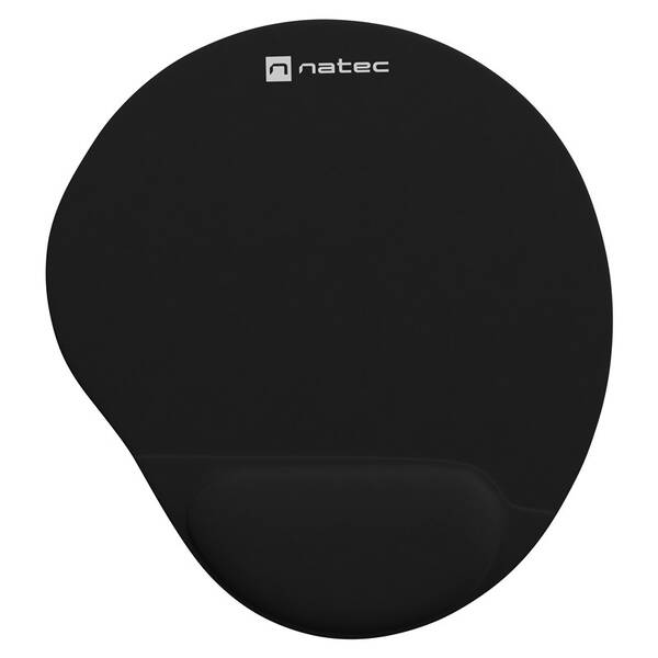 Podložka pod myš Natec Marmot, 24,5 × 22,5 cm černá

