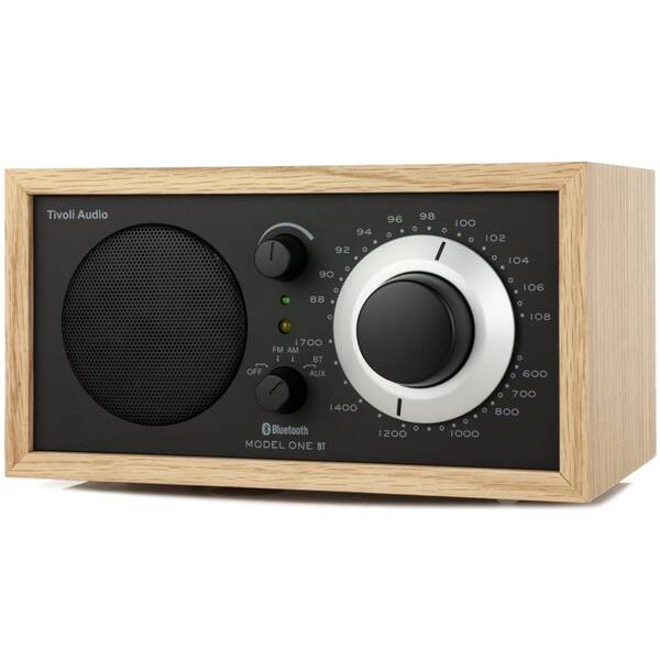 Radiopřijímač Tivoli Audio Model One BT černý/hnědý

