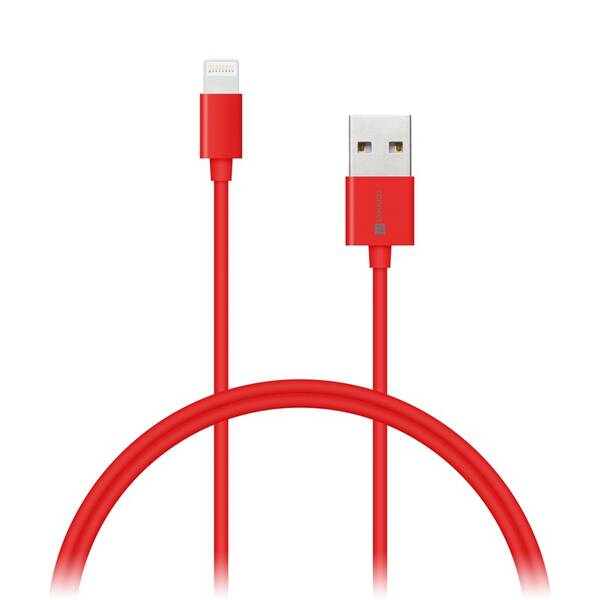 Kabel Connect IT Wirez USB/Lightning, 1m červený

