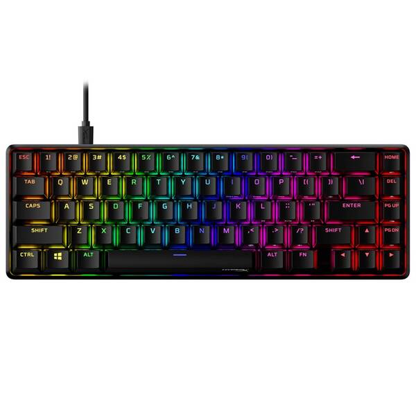 Klávesnice HyperX Alloy Origins 65 - Aqua, US Layout černá

