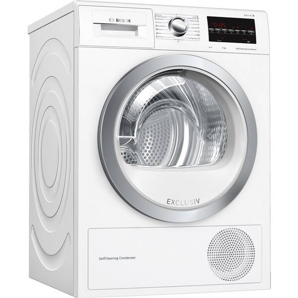 Sušička prádla Bosch WTW85491BY bílá barva

